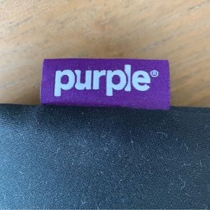 Purple Back Cushion. Gently Used.  Cover included. Just like the mattress